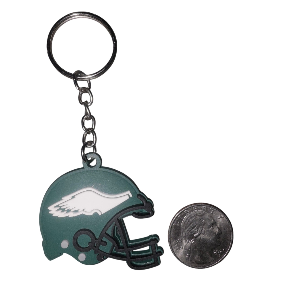 Philadelphia Eagles Helmet Keychain NFL